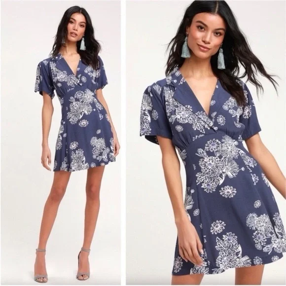 free people blue hawaii dress haven blue hawaiian leilani dress